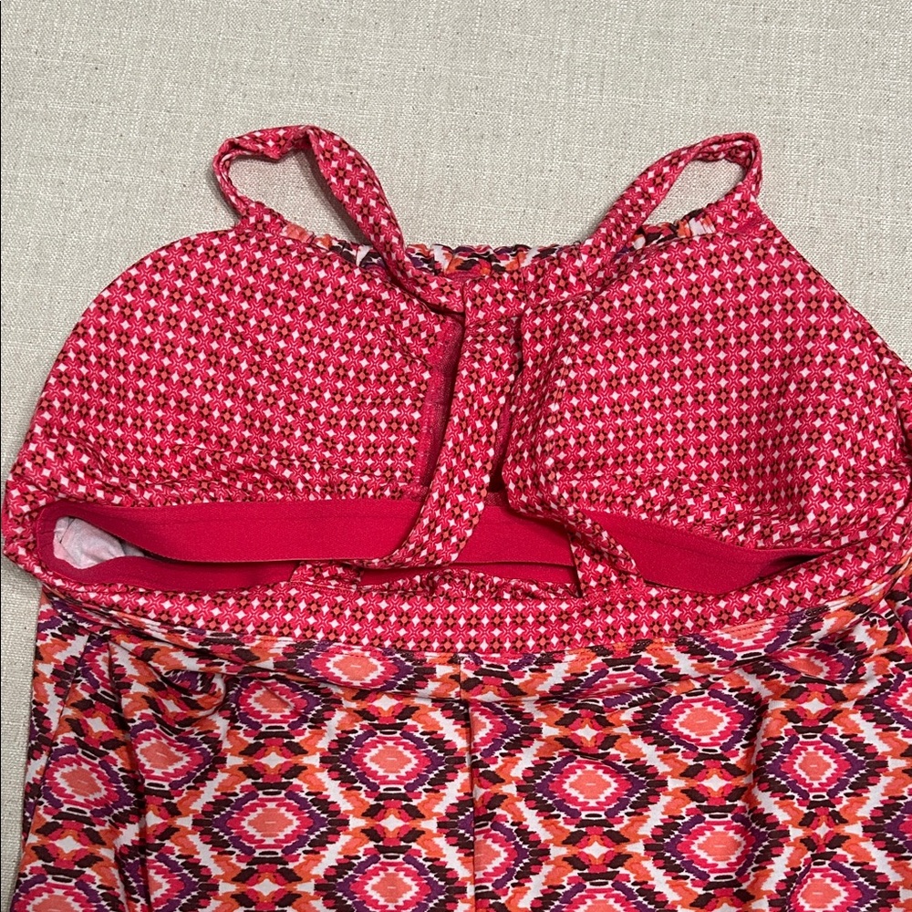 Prana Dress Women’s XL Pink Quin Geometric Mini Stretch Outdoor - Picture 14 of 15